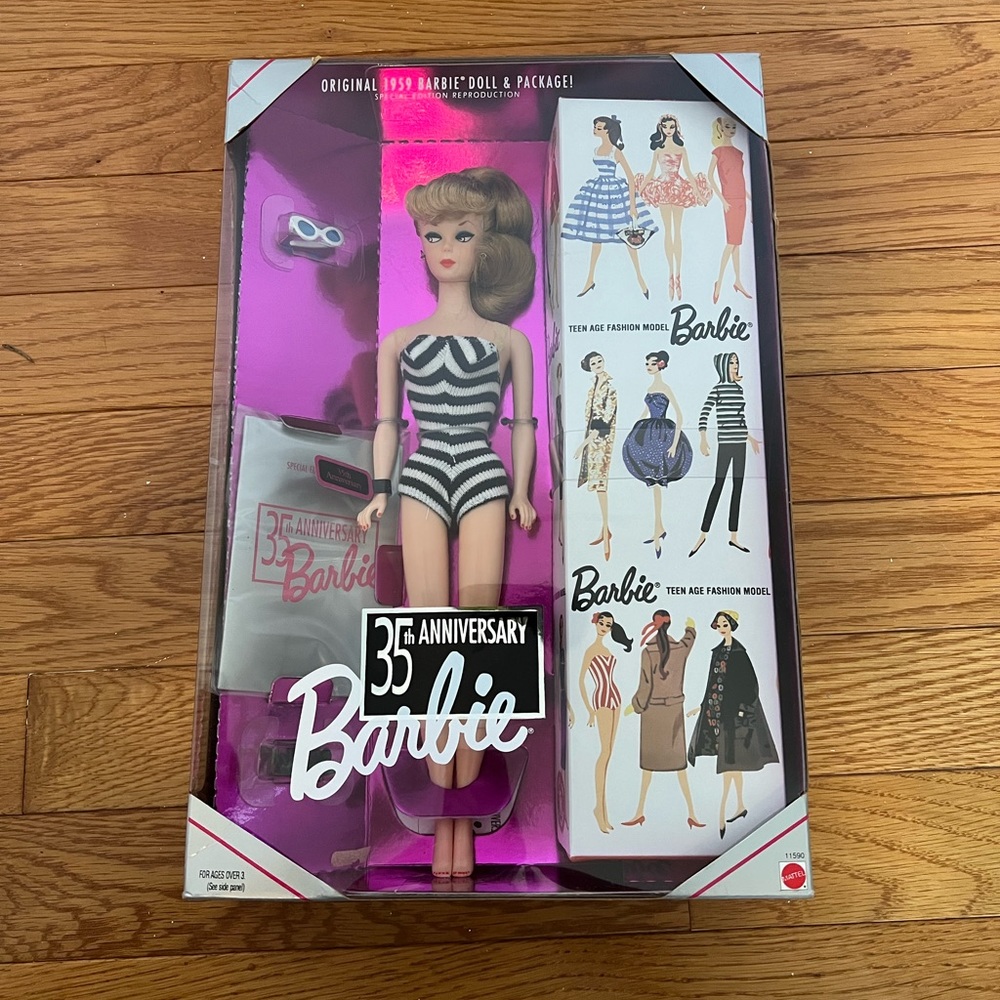 Vintage Mattel Barbie 35th Anniversary Doll in Original Box